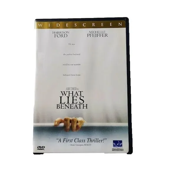 What Lies Beneath DVD 2000 Movie Thriller Harrison Ford Michelle Pfeiffer PG 13 - Picture 1 of 3